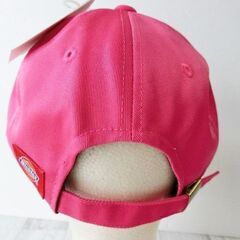 【旧おみせっち】Dickies ディッキーズ ユニセックス フロント刺繍ツイルローキャップ ベルトアジャスター付き ピンク Fサイズ 57～59cmの画像