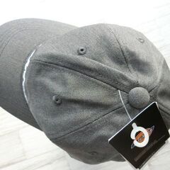 Dickies ディッキーズ ユニセックス フロント刺繍ツイルローキャップ ベルトアジャスター付き グレー Fサイズ 57～59cmの画像