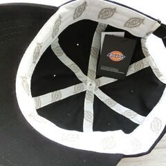 Dickies ディッキーズ ユニセックス コットンキャップ 無地 ブラック Fサイズ 56～58cmの画像