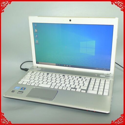 新品高速SSD 中古美品 シルバー ノートパソコン 15.6型 東芝 T752/T8FW 第3世代Core i7 4コア 8GB Blu-ray 無線LAN Windows10 Office