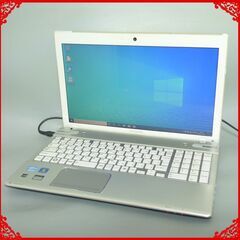 新品高速SSD 中古美品 シルバー ノートパソコン 15.6型 ...