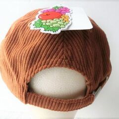 FRUIT OF THE LOOM フルーツオブザルーム ユニセックス コーデュロイロウキャップ ブラウン Fサイズ 57～59cmの画像