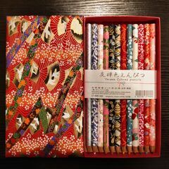 和紙の鉛筆 友禅色えんぴつ 12色入