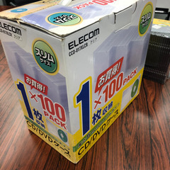 新品CD/DVDケース　100枚セットの画像