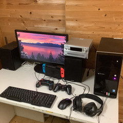 【値下げ中！】ゲーミングPC売ります グラボ2枚付き モニター付...