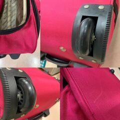 OUTDOOR ボストンバッグ キャリーバッグ ピンク ナイロン生地の画像