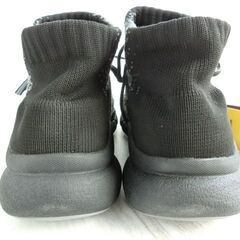 madras MODELLO マドラスモデロ 定価15,400円 抗菌防臭 メランジ調ニットソックススニーカー ブラック 25.0cm 28.0cmの画像