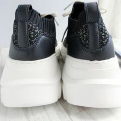 madras MODELLO マドラスモデロ 定価10,780円 吸水速乾 抗菌防臭 接触冷感 高機能ニットスニーカー ネイビーコンビ 26.0cm 3Eの画像