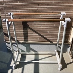 物干しスタンド 洗濯干し 伸縮可能 中古の画像