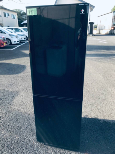 39番 シャープ✨ノンフロン冷凍冷蔵庫✨SJ-PD27X-B‼️