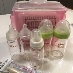 哺乳瓶&消毒ケースセット