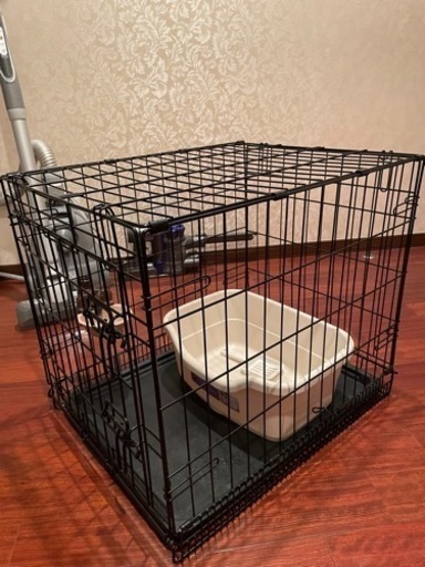 猫　子猫　ペットゲージ　給水機　猫トイレ付き