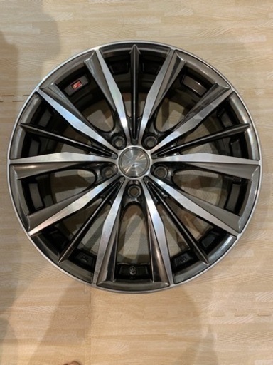 18インチ weds レオニス VX 中古 アルミホイール 4本 ヴォクシー 等