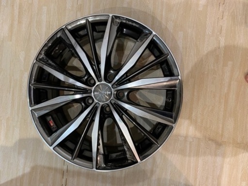 18インチ weds レオニス VX 中古 アルミホイール 4本 ヴォクシー 等
