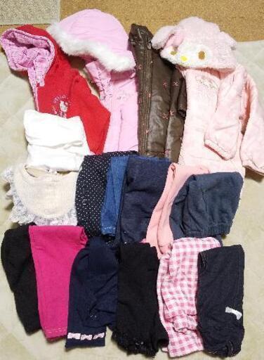 交渉中　秋　冬100cm 女の子 秋冬 18枚セット まとめて 大量