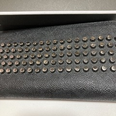 MICHAEL KORS 黒　長財布　スタッズの画像
