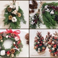 クリスマスリース＆お正月飾りワークショップとオーダーのお知らせ