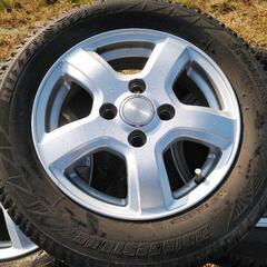 【決まりました】引取限定☆中古スタッドレスタイヤセット☆155/65R13の画像