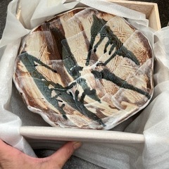 kyoyo 識部白刷毛目　大鉢　食器　陶器