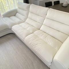 本革カウチソファ