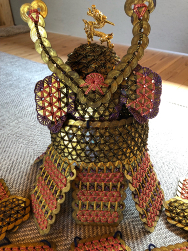 鎧兜　五円玉ハンドメイド