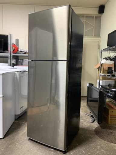 札幌市内配送無料 3ヶ月保証 2019年製 シャープ 2ドア冷凍冷蔵庫 225L SJ-D23D-S 訳有品