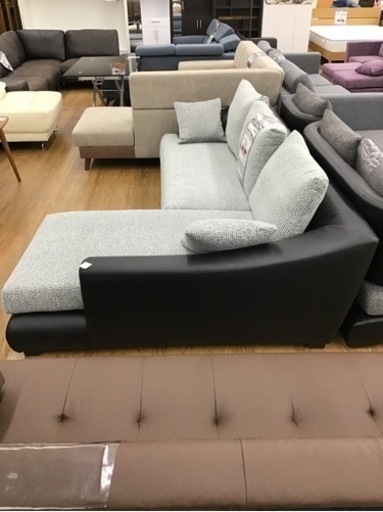 KK-14【ご来店頂ける方限定】新入荷　アウトレット　カウチソファセット2530