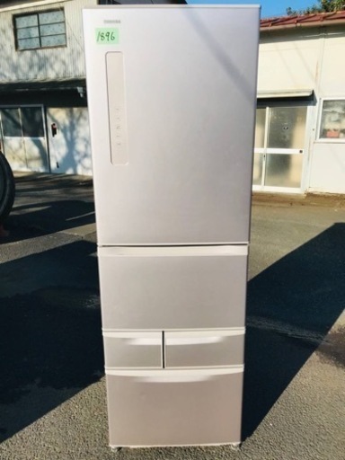 ①✨2017年製✨‼️410L‼️1896番 TOSHIBA✨東芝ノンフロン冷凍冷蔵庫✨GR-K41G‼️