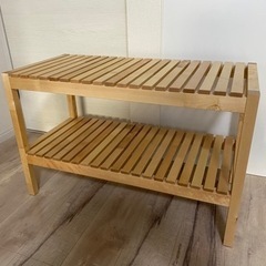 IKEA MOLGER モルゲル ベンチ テレビ台 木製 ナチュラル