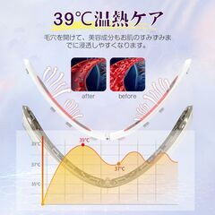 新品 特売セール数量限定 2000円割引 美顔器 小顔美顔器 EMS美顔器 温熱ケア 光エステ リフトアップ フェイスケア V颜 自宅エステ 全国配送の画像