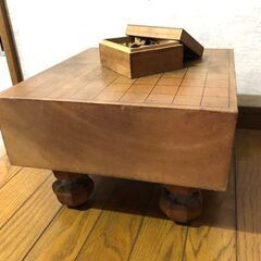将棋盤　将棋駒セット　中古品の画像