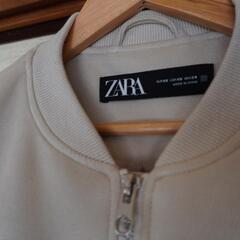 ZARA スエード調 ブルゾンの画像