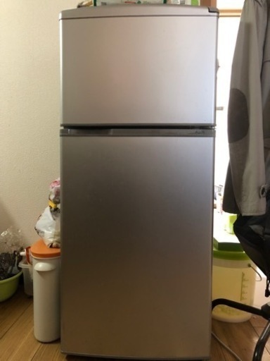 【更に値下げ】2017年製 AQUA 冷蔵庫 アーバンシルバー [2ドア /右開きタイプ /109L]