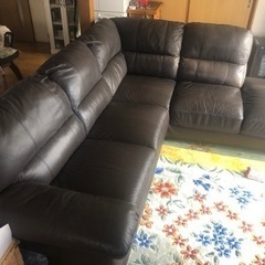 ニトリ／コーナーソファ／左カウチ