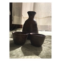 信楽焼　酒器セット🍶