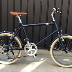 オシャレ ミニベロ　 シークレットコード206　マットブルー☆6段変速 secret code[シークレットコード]SCH206 20吋ミニベロ(小径車