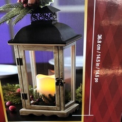 コストコで購入　新品未使用品　お洒落なXmasランタン　の画像