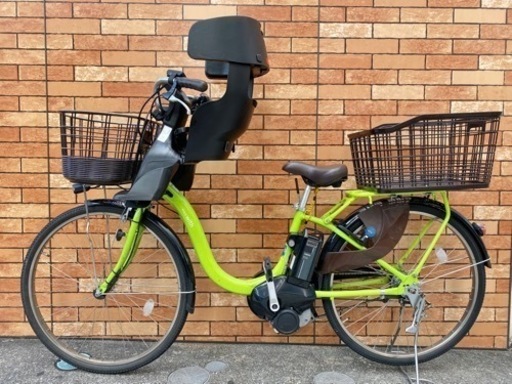 電動自転車 Panasonic PAS With 26インチ ライムグリーン