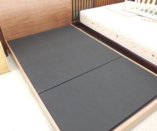 セミダブルベッド フレームのみ 幅121.5cm コンセント付き 枠のみ 札幌