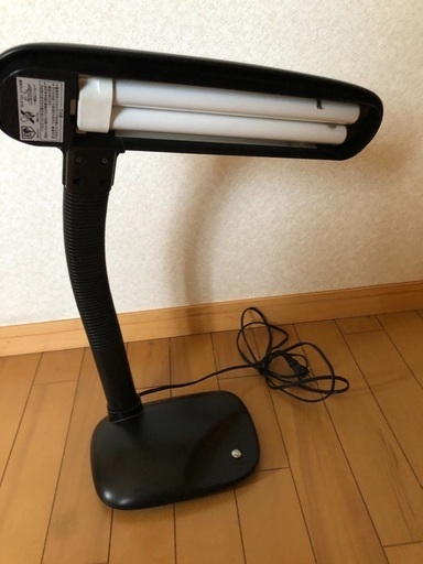 【昭和レトロ】ブラック電気スタンド　ツインバード