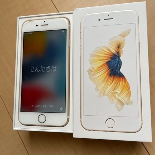 iPhone6s 64GB ゴールド　Apple 中古　傷あり　値下げ済み