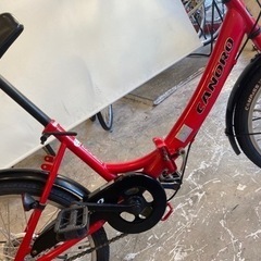 取引中【20インチ】折りたたみ自転車　レッド