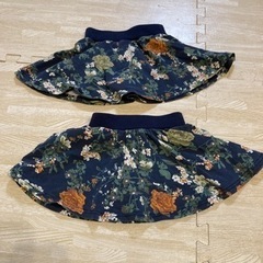 スカート　姉妹　90&100  お揃い