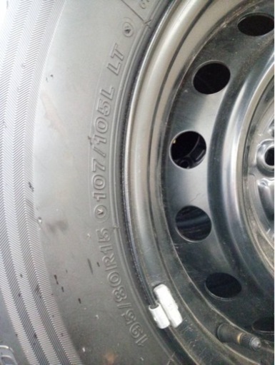 ハイエース新車外しホイール夏タイヤ