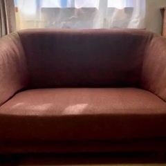 コンパクトソファ　二人がけ