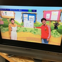 シャープ　液晶カラーテレビ 2006年製 本体のみ/コード リモコン無し　LC-20SX5-Sの画像