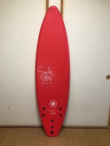Smile On Surf ファンボード SUPER SOFT TECH Smile on Surf スマイルオンサーフ 176cm ソフトボード 子供用