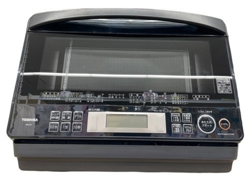 GM738【保証付き】東芝　石窯ドーム　オーブンレンジ　ER-LD7　26L　幅48×奥40×高34.8㎝　黒　black　リサイクルショップ　ケイラック朝霞田島店　ケイラック　埼玉県　朝霞市　田島　和光市　志木市　新座市　富士見市　ふじみ野市　三芳町　戸田市　蕨市　さいたま市(岩槻以外)　川越市　所沢市　上尾市　東京都　板橋区　練馬区　清瀬市
