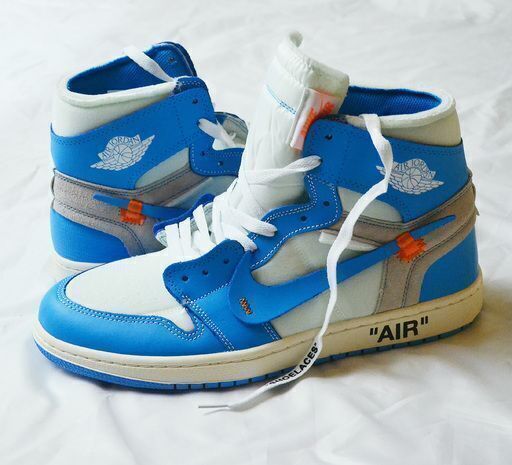 未使用/新古品/限定■ナイキxオフホワイト エア ジョーダン1 レトロ ハイ OG/NIKE x OFF WHITE/ノースカロライナ■スニーカー■26.5cm■