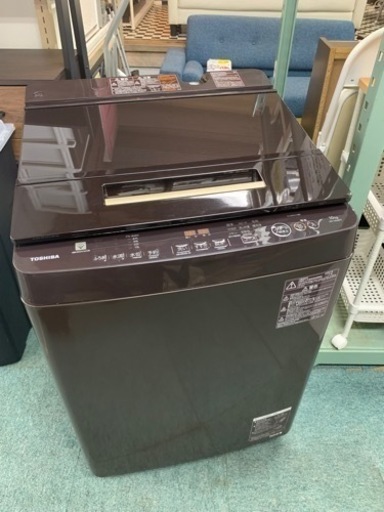 【リサイクルサービス八光　田上店　安心の3か月保証　配達設置ok】東芝 AW-10SD8(T) グレインブラウン ZABOON [簡易乾燥機能付洗濯機(10.0kg)]